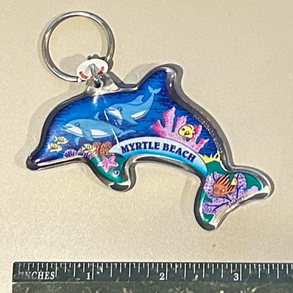 🌟FREE with purchase🌟 Keychain - dolphin, Myrtle Beach